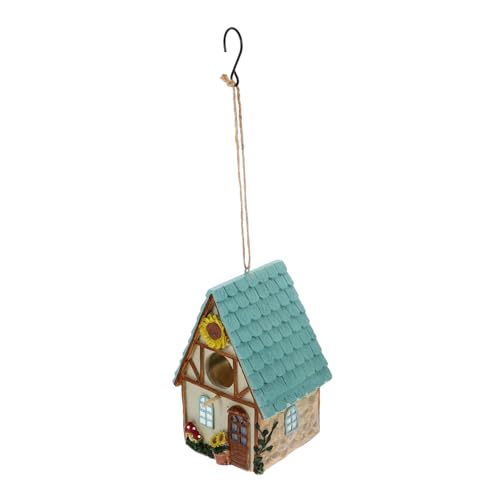 BESPORTBLE Harzvogel Für Outdoor-Dekoration Sittich Nistkasten Hängender Garten Vogelhaus Vogelhaus von BESPORTBLE