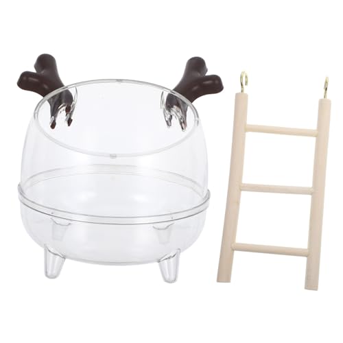 BESPORTBLE Elegantes Hamster-sandbad-Set Mit Leiter Haustierkäfig-Badezimmer Für Rennmäuse Meerschweinchen Chinchillas BESPORTBLE Elegantes Hamster-sandbad-Set Mit Leiter Haustierkäfig-Badezimmer Für Rennmäuse Meerschweinchen Chinchillas von BESPORTBLE