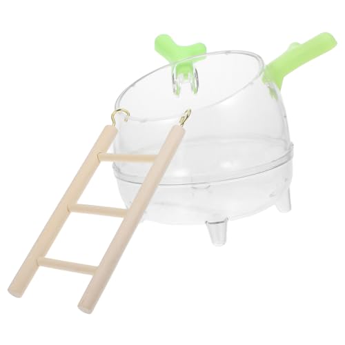 BESPORTBLE Hamster Sandbad Container Mit Holzleiter Transparentes Badezimmer Und Toilette Für Kleine Tiere Badesand Und Pflegezubehör Und Natürlich BESPORTBLE Hamster Sandbad Container Mit Holzleiter Transparentes Badezimmer Und Toilette Für Kleine Tiere Badesand Und Pflegezubehör Und Natürlich von BESPORTBLE