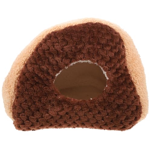 BESPORTBLE Plüsch Hamsterbett Warmes Versteck Für Kleine Haustiere Gemütliches Nest Für Meerschweinchen Und Kaninchen Atmungsaktivem Material Für Käfige Und Freilaufgehege von BESPORTBLE