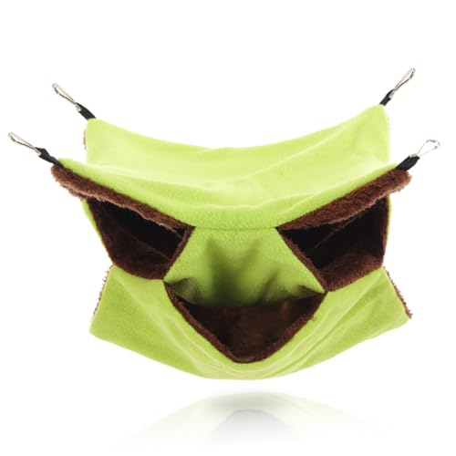 BESPORTBLE Hamster Hängematte warme Hamsterhängematte Plüsch-Chinchilla-Bett meerschweinchen Bett hamsterbett hamsterzubehör dreilagige Hamsterhängematte Dreilagiges Meerschweinchenbett Green BESPORTBLE Hamster Hängematte warme Hamsterhängematte Plüsch-Chinchilla-Bett meerschweinchen Bett hamsterbett hamsterzubehör dreilagige Hamsterhängematte Dreilagiges Meerschweinchenbett Green von BESPORTBLE