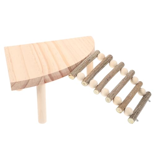 BESPORTBLE Leiter Für Hamster Holzplattform Meerschweinchenspielzeug Chinchilla-klettergerüst Stabiles Und Sicheres Tierspielset BESPORTBLE Leiter Für Hamster Holzplattform Meerschweinchenspielzeug Chinchilla-klettergerüst Stabiles Und Sicheres Tierspielset von BESPORTBLE