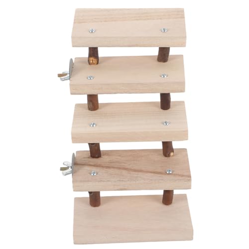 BESPORTBLE Hamster Holzleiter Spielzeug Für Kleintiere Natürliche Kletterleiter Für Hamsterkäfige Fördert Und Spielspaß Robust Und Für Haustiere von BESPORTBLE