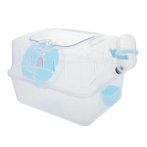BESPORTBLE Portable Hamster Käfig Transparente Hamstertrage Für Kleintiere Stabil Und Leicht Für Reisen Mit Meerschweinchen Und Goldhamstern Sicheres Und Pflegeleichtes Design von BESPORTBLE