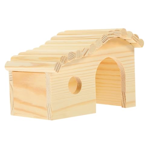 BESPORTBLE Luxuriöses Zwerghamsterhaus – Naturholz Geräumiges Nest Und Leiter Perfekt BESPORTBLE Luxuriöses Zwerghamsterhaus – Naturholz Geräumiges Nest Und Leiter Perfekt von BESPORTBLE