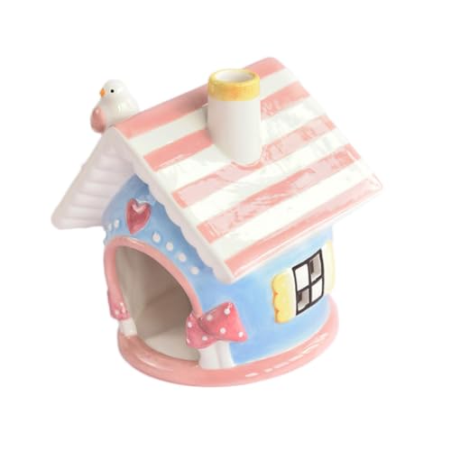 BESPORTBLE Hamster Nest aus Keramik hamsterhaus hamsterbett Hamsterhöhle Chinchilla Nest Keramik Mini Hamsternest Chinchilla-Sommernest Hamsternest aus Keramik Keramiknest für Haustiere Rosa von BESPORTBLE