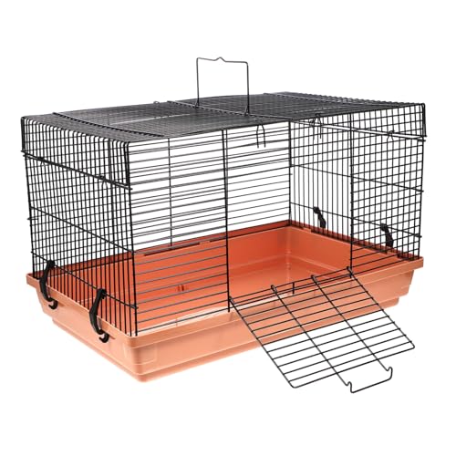 BESPORTBLE Hamster Reisetransportbox Stabiler Handgehaltener Käfig Aus Eisendraht Für Kleine Für Reisen Spielplatz Für Hamster Und Mäuse Und Langlebig von BESPORTBLE
