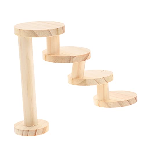 BESPORTBLE Decorative Chinchilla Leiter Aus Vier-Lagen Hamster Kletterspielzeug Für Aktive Kleintiere Sicher Und Platzsparend Für Käfige Und Spielbereiche von BESPORTBLE