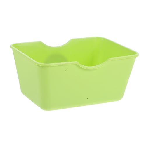 BESPORTBLE Hamster Toilette Hamstertoiletten Meerschweinchenhaus Sandbad Für Hamster Hamster-schlafnest Kleine Katzentoilette Hamster Verstecken Hamster-schlafmattennest Abs Light Green von BESPORTBLE