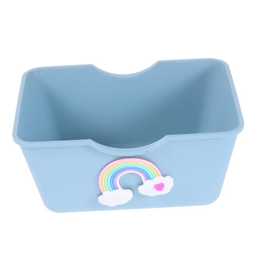 BESPORTBLE Hamster Toilette Hamsterversteck Tiersandbad Hamsterhaus Kleine Tierverstecke Toilettenfigur Rennmaus Toilette Zubehör Für Kleine Haustierkäfige Rennmaus-badeschale Abs Sky-Blue von BESPORTBLE