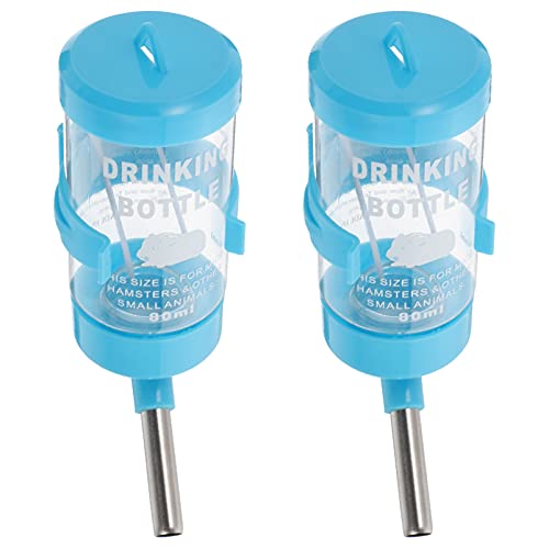 BESPORTBLE Hamster-trinkflasche 2 Stück Automatische Futterspender Für Haustiere Auslaufsicher 80 Ml Ideal Für Den Heimgebrauch von BESPORTBLE