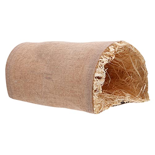 BESPORTBLE Warmes Hamsternest Tunnel Spielzeug für Kleintiere Kompakte Größe Langlebig Sicher für Hamster Meerschweinchen Kaninchen als Schlaf und Spielplatz von BESPORTBLE