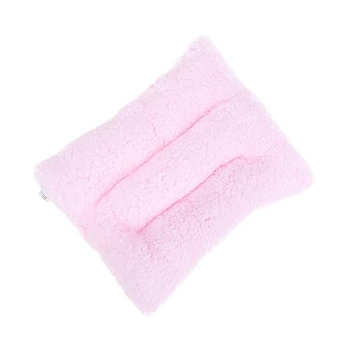 BESPORTBLE Hamster Warmes Kissen Einstreu Für Meerschweinchen Kleines Tierbett Haustiermatte Guinea-Bett Wintermatte Kleine Fleecedecke Meerschweinchen Bett Bettmatte Für Meerschweinchen Rosa BESPORTBLE Hamster Warmes Kissen Einstreu Für Meerschweinchen Kleines Tierbett Haustiermatte Guinea-Bett Wintermatte Kleine Fleecedecke Meerschweinchen Bett Bettmatte Für Meerschweinchen Rosa von BESPORTBLE