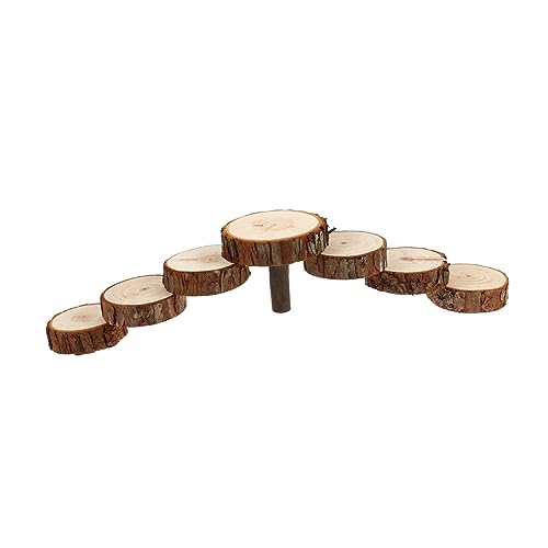 BESPORTBLE Kleintier-Spielplatz Mit Holzleiter Und Plattform Kletterspielzeug Für Hamster Mäuse Meerschweinchen Und Kleine Haustiere Bewegung Und Stressabbau von BESPORTBLE