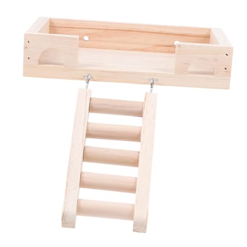 BESPORTBLE Kletterleiter Aus Natürlichem Holz Für Hamster Leiter Heimtierbedarf Für Kleintiere von BESPORTBLE