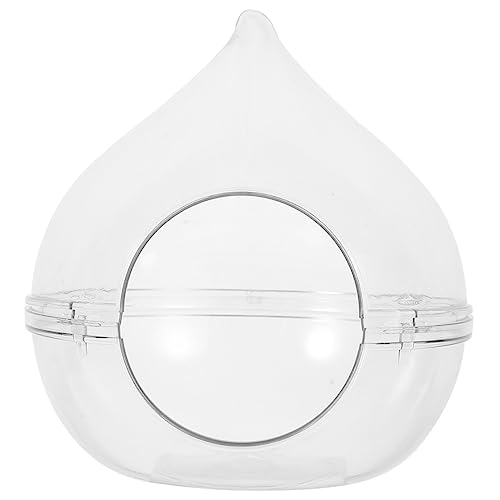 BESPORTBLE Hamsterbad Wasserspender Wurf Hunde Liner Brunnen Hamster klo Hamster sandbad Hamster Badezimmer transparent Hamster Duschwanne Hamster badewanne Hamster-Badewanne Acryl von BESPORTBLE