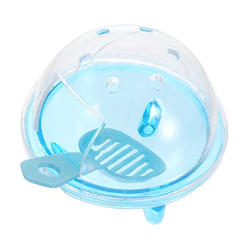 BESPORTBLE Hamsterbad klare Wanne Hamsterkäfig Badezimmer Hamster badewanne Kleintier badehaus Hamster klo Hamster sandbad transparentes badebecken Sandbadbehälter für Hamster Plastik Blue BESPORTBLE Hamsterbad klare Wanne Hamsterkäfig Badezimmer Hamster badewanne Kleintier badehaus Hamster klo Hamster sandbad transparentes badebecken Sandbadbehälter für Hamster Plastik Blue von BESPORTBLE