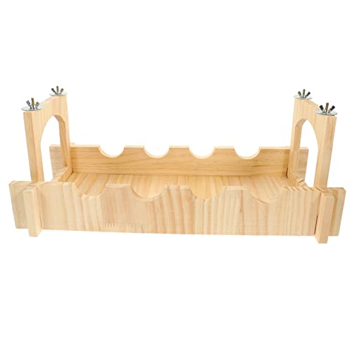 BESPORTBLE Kleintier-hängematte Aus Holz Strapazierfähige Brücke Für Hamster Meerschweinchen Und Chinchillas Sicherer Rückzugsort Und Spielzeug Für Kleine Haustiere Für Käfige Und BESPORTBLE Kleintier-hängematte Aus Holz Strapazierfähige Brücke Für Hamster Meerschweinchen Und Chinchillas Sicherer Rückzugsort Und Spielzeug Für Kleine Haustiere Für Käfige Und von BESPORTBLE