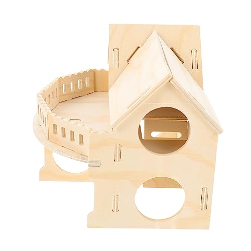 BESPORTBLE Holz Hamsterhaus Für Kleine Haustiere Gemütlicher Schlafplatz Und Spielplatz Für Hamster Mäuse Und Andere Kleintiere Aus Natürlichem Langlebigem Material Zum Verstecken Und BESPORTBLE Holz Hamsterhaus Für Kleine Haustiere Gemütlicher Schlafplatz Und Spielplatz Für Hamster Mäuse Und Andere Kleintiere Aus Natürlichem Langlebigem Material Zum Verstecken Und von BESPORTBLE