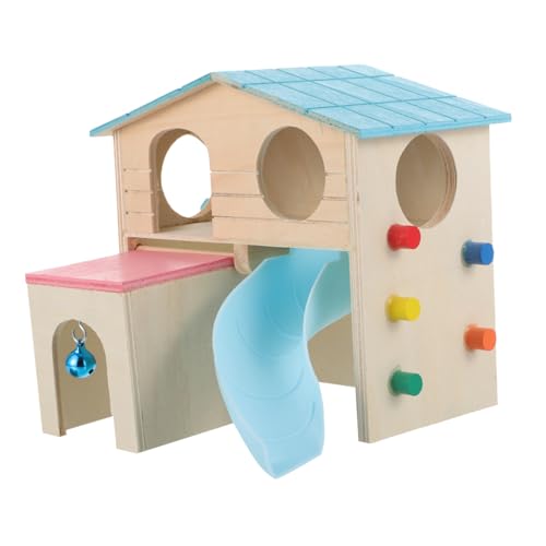 BESPORTBLE Holz Hamsterhaus Mit Rutsche Und Leiter Bunter Spielplatz Für Kleintiere Für Hamster Meerschweinchen Und Chinchillas Aus Natürlichem Holz Langlebig Und Gesund BESPORTBLE Holz Hamsterhaus Mit Rutsche Und Leiter Bunter Spielplatz Für Kleintiere Für Hamster Meerschweinchen Und Chinchillas Aus Natürlichem Holz Langlebig Und Gesund von BESPORTBLE