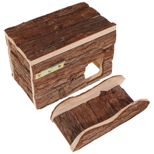 BESPORTBLE Hamsterhütte Tor Schweine Hamsterkäfig Nest Frettchen Meerschweinchen Hamstersand Rennmaus Ratte Hamsterleiter Kühlung Wurf Fangen Hamsterkäfige Kröte Hölzern von BESPORTBLE