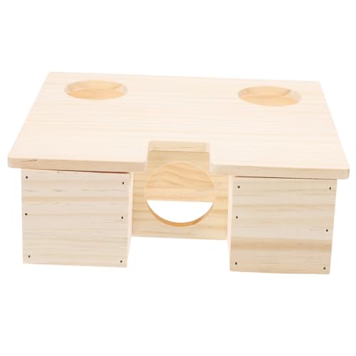 BESPORTBLE Hamster Hideout Kabine Holz Villa Guinea Pig Bett Sicheres Haustier Spielzeug Spielen Schlafen BESPORTBLE Hamster Hideout Kabine Holz Villa Guinea Pig Bett Sicheres Haustier Spielzeug Spielen Schlafen von BESPORTBLE