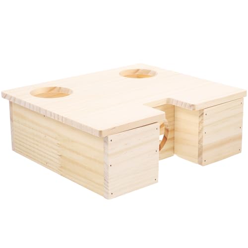 BESPORTBLE Hamsterkäfig Holzhaus Meerschweinchen Versteck Bausatz Für Hamsterröhren Und -Tunnel Rennmaus Bettwäsche Hamster Versteckt Hamster Verstecken Schweine Heu Coop Yellow BESPORTBLE Hamsterkäfig Holzhaus Meerschweinchen Versteck Bausatz Für Hamsterröhren Und -Tunnel Rennmaus Bettwäsche Hamster Versteckt Hamster Verstecken Schweine Heu Coop Yellow von BESPORTBLE