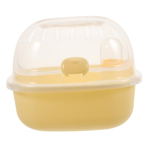 BESPORTBLE Tragbarer Hamsterkäfig Mit Transparentem Design Hamster-reisebehälter Kleiner Hamsterkäfig Für Draußen Hamster-tragebox Tragbarer von BESPORTBLE
