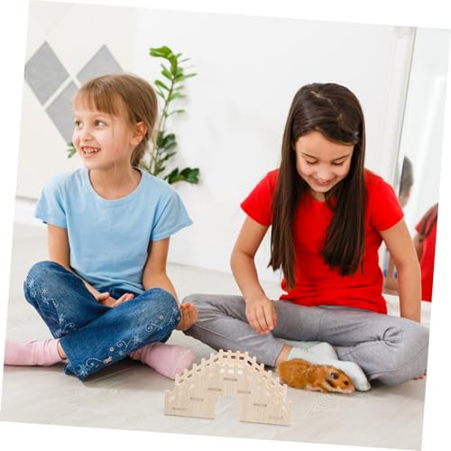 BESPORTBLE Hamsterleiter aus Natürlichem Holz Robustes Kletterspielzeug für Zwerghamster und Kleine Kleintiere Stabiler Spielplatz zur Beschäftigung und Bewegung im Käfig BESPORTBLE Hamsterleiter aus Natürlichem Holz Robustes Kletterspielzeug für Zwerghamster und Kleine Kleintiere Stabiler Spielplatz zur Beschäftigung und Bewegung im Käfig von BESPORTBLE