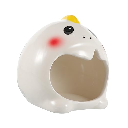 BESPORTBLE Sommerliche Keramik-Nest Für Hamster Cartoon-Design Bequemes Schlafbett Für Chinchillas Und Kleintiere Einfach Zu Reinigen Tragbar Mittlere von BESPORTBLE