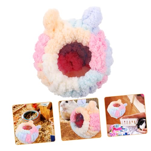 BESPORTBLE Hamsterbett Warmes Hamsterhaus für Meerschweinchen und Chinchillas Plüschige Kuschelhöhle mit Süßem Ohrendesign Versteck für Kleine Haustiere Gemütliches und Isoliertes Tiernest BESPORTBLE Hamsterbett Warmes Hamsterhaus für Meerschweinchen und Chinchillas Plüschige Kuschelhöhle mit Süßem Ohrendesign Versteck für Kleine Haustiere Gemütliches und Isoliertes Tiernest von BESPORTBLE