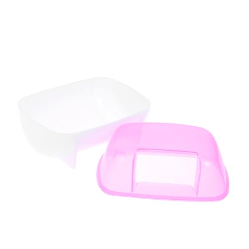 BESPORTBLE Badezimmer Für Hamster & Chinchilla – 500 G Duftbad & Kunststoffbehälter Badehaus Für Haustiere von BESPORTBLE