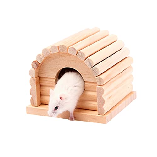 BESPORTBLE Luxuriöses Hamsterhaus Aus Holz – Komfortabler Unterschlupf Für Meerschweinchen Und Hamster Ohne Einstreu von BESPORTBLE
