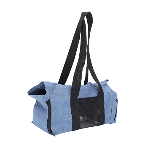 BESPORTBLE Handtasche pet Backpack hundetransporttasche bläulich Haustier-Geldbörse Tragbare Haustiertasche Pfote Verstellbarer Katzentransporter atmungsaktive hundetragetasche Polyester Blue von BESPORTBLE