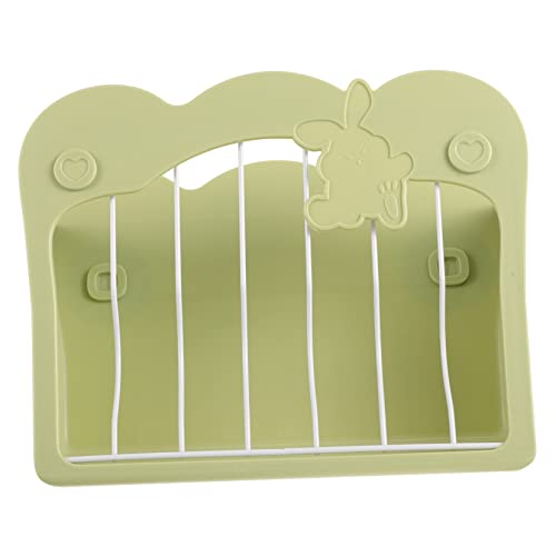 BESPORTBLE Hasengrasständer Kaninchenkäfig Zubehör Lebensmittelspender Meerschweinchen Heuraufe Chinchilla Heuraufe Futterraufen für Kaninchen Käfighalter für Kaninchen Plastik Light Green BESPORTBLE Hasengrasständer Kaninchenkäfig Zubehör Lebensmittelspender Meerschweinchen Heuraufe Chinchilla Heuraufe Futterraufen für Kaninchen Käfighalter für Kaninchen Plastik Light Green von BESPORTBLE