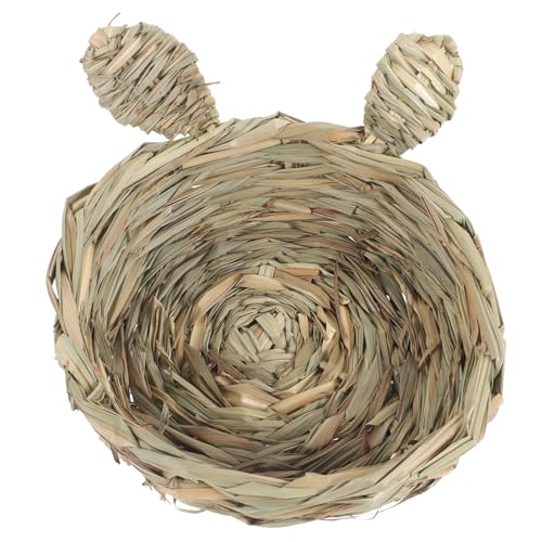 BESPORTBLE Gewebtes Nest Für Rennmäuse Kauspielzeug Aus Stroh Schlafmatte Für Hamster Einstreu Für Chinchillas Und Frettchen Sicheres Backenzahnspielzeug BESPORTBLE Gewebtes Nest Für Rennmäuse Kauspielzeug Aus Stroh Schlafmatte Für Hamster Einstreu Für Chinchillas Und Frettchen Sicheres Backenzahnspielzeug von BESPORTBLE