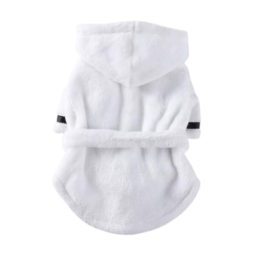 BESPORTBLE Haustier Bademantel pet Supplies hundemantel Haustierrobe Welpenhandtuch zum Hundeshampoo Kleiner Hundebademantel Wasserabsorbierender Bademantel für Haustiere Polyester Weiß BESPORTBLE Haustier Bademantel pet Supplies hundemantel Haustierrobe Welpenhandtuch zum Hundeshampoo Kleiner Hundebademantel Wasserabsorbierender Bademantel für Haustiere Polyester Weiß von BESPORTBLE