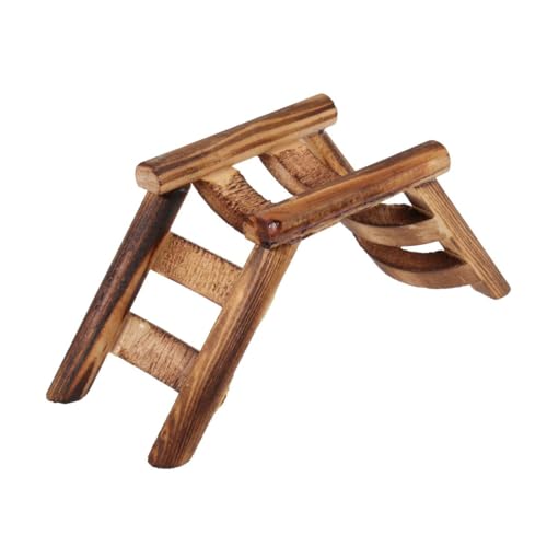 BESPORTBLE Holzspielzeug Brücke Für Hamster Mäuse Kleine Nager Klettertreppe Aus Natürlichem Material Zum Spielen Und Entspannen Leicht Zu Reinigen Robust Und Langlebig von BESPORTBLE