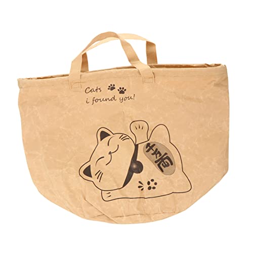 BESPORTBLE Katzentragetasche mit Quietschfunktion Kraftpapier Reisetragetasche für Haustiere für Einfache Im Freien BESPORTBLE Katzentragetasche mit Quietschfunktion Kraftpapier Reisetragetasche für Haustiere für Einfache Im Freien von BESPORTBLE