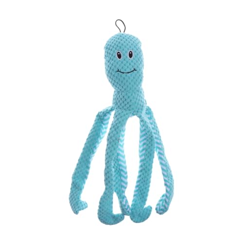 BESPORTBLE Haustier Hund Quietschendes Plüsch Octopus Für Interaktive Spielstunden Langlebiges Weiches Backenzahnspielzeug Für Kleine Und Mittlere Hunde Blau BESPORTBLE Haustier Hund Quietschendes Plüsch Octopus Für Interaktive Spielstunden Langlebiges Weiches Backenzahnspielzeug Für Kleine Und Mittlere Hunde Blau von BESPORTBLE