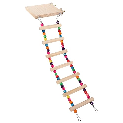 BESPORTBLE Holz Vogel Spielzeug Mit Leiter Und Plattform Für Papageien Klettergerüst Für Kleine Und Mittlere Vögel Spielen Und Trainieren Im Käfig BESPORTBLE Holz Vogel Spielzeug Mit Leiter Und Plattform Für Papageien Klettergerüst Für Kleine Und Mittlere Vögel Spielen Und Trainieren Im Käfig von BESPORTBLE