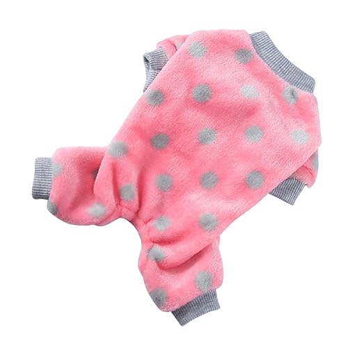 BESPORTBLE Haustier-Pyjama Hundeleine Menschliches Hundebett Welpenkleidung Hund Kleiden Kleiner Hundemantel Kühljacke Für Hunde Coole Jacke Für Hunde Kostüme Für Hunde Rosa Polyester von BESPORTBLE