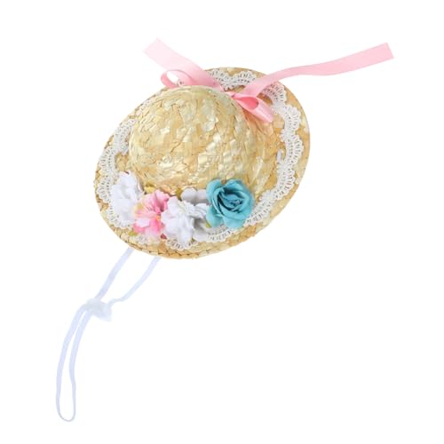 BESPORTBLE Haustier-Strohhut Bekleidungszubehör für Hunde Bandana für Hunde Hoodies Haustierhut Halloween Mini-Hut tiermütze hundefressnäpfe hundesnack hundesofa zarte Welpenmütze Kostüm Hut BESPORTBLE Haustier-Strohhut Bekleidungszubehör für Hunde Bandana für Hunde Hoodies Haustierhut Halloween Mini-Hut tiermütze hundefressnäpfe hundesnack hundesofa zarte Welpenmütze Kostüm Hut von BESPORTBLE