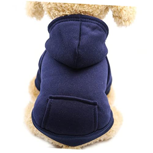 BESPORTBLE Hundekleidung Für Herbst Und Winter Warmes Kostüm Für Haustier Leicht Anzuziehen Maßgeschneidert XXL Marineblau Aus Langlebigen Materialien von BESPORTBLE