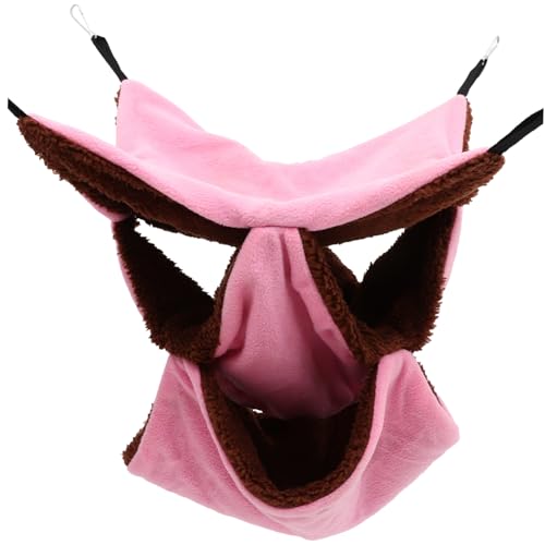 BESPORTBLE Guinea Pig Hängematte Für Käfige Dreilagige Kuschelige Schlafhöhle Für Hamster Chinchillas Und Andere Kleintiere Atmungsaktiv Und Für Wintermonate BESPORTBLE Guinea Pig Hängematte Für Käfige Dreilagige Kuschelige Schlafhöhle Für Hamster Chinchillas Und Andere Kleintiere Atmungsaktiv Und Für Wintermonate von BESPORTBLE