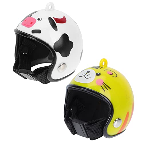 BESPORTBLE 2stücke Hühnchen Helm Für Vögel Lustiges Und Sicheres Zubehör Für Haustiere Schutzhelm Für Hühner Und Wachteln Für Außenbereich Einfache Handhabung Und Pflege von BESPORTBLE