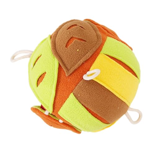 BESPORTBLE Haustier interaktives stressabbau Hündchen Aggressive Kauer schnüffelndes Kugelspielzeug Ball Kauspielzeug für Hunde Haustierzubehör Polarfleece Green von BESPORTBLE
