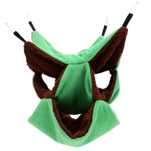 BESPORTBLE Guinea Pig Hängematte Aus Weichem Baumwollmaterial Mehrschichtige Warme Kuschelhöhle Für Chinchillas Hamster Und Kleine Tiere Einfache Im Käfig Oder Zuhause von BESPORTBLE