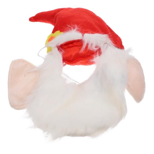 BESPORTBLE Haustier-weihnachtsmützenschal Weihnachtsmütze Für Hunde Hunde-Hoodie Hund Weihnachtsmütze Dackel Haustier-Geburtstags-strickmütze Cartoon-haustierhut Hüte Für Katzen Stricken von BESPORTBLE