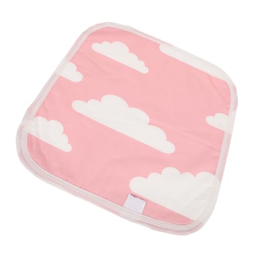 BESPORTBLE Haustierauskleidung Mini Haustierkäfigunterlage Wiederverwendbare Käfigeinlagen Faltbare Wickelunterlage Futterspender Heu Hamster Haustierbedarf Tiere Rosa Polyesterfaser von BESPORTBLE